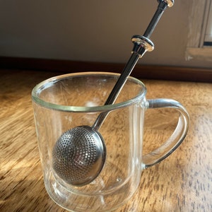 Tea Infuser, Tea Strainer with Handle, Tea Steeper, Tea Infuser for Loose Leaf Tea, Spice strainer, spice infuser, Stainless tea filter