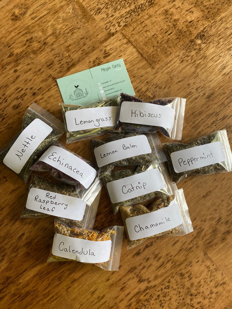 APOTHECARY Starter Kit, Herb Starter Kit, Tea Starter Kit, Recipes