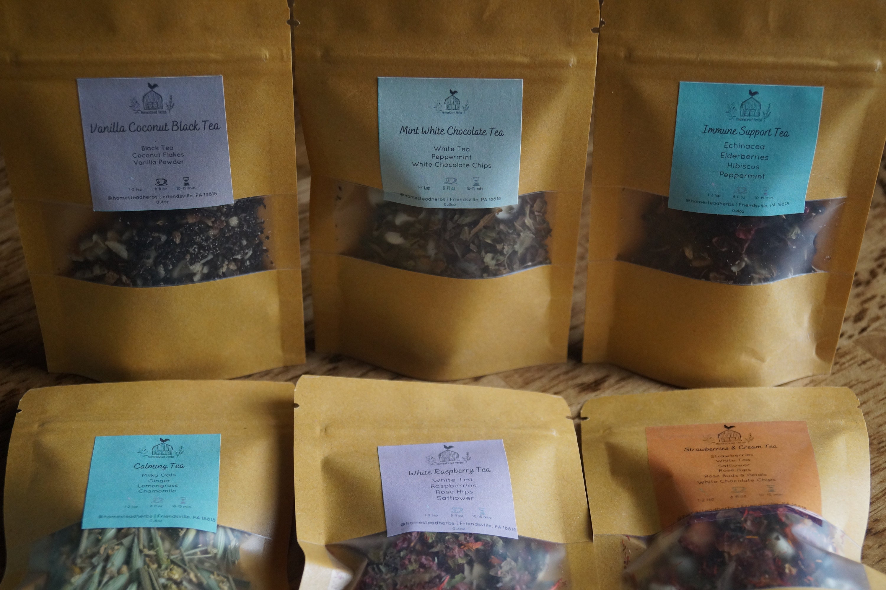 Tea Sampler Pack, Loose Leaf Tea Sampler Pack, Tea Variety Pack, Tea