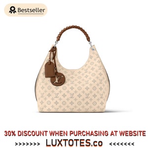 Used louis vuitton MAHINA CARMEL HOBO HANDBAGS HANDBAGS / X-LARGE - LEATHER