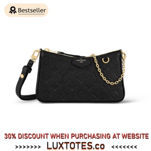 Louis Vuitton Easy Pouch on Strap Black Monogram Empreinte