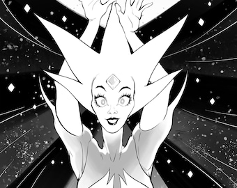 White Diamond Small Print