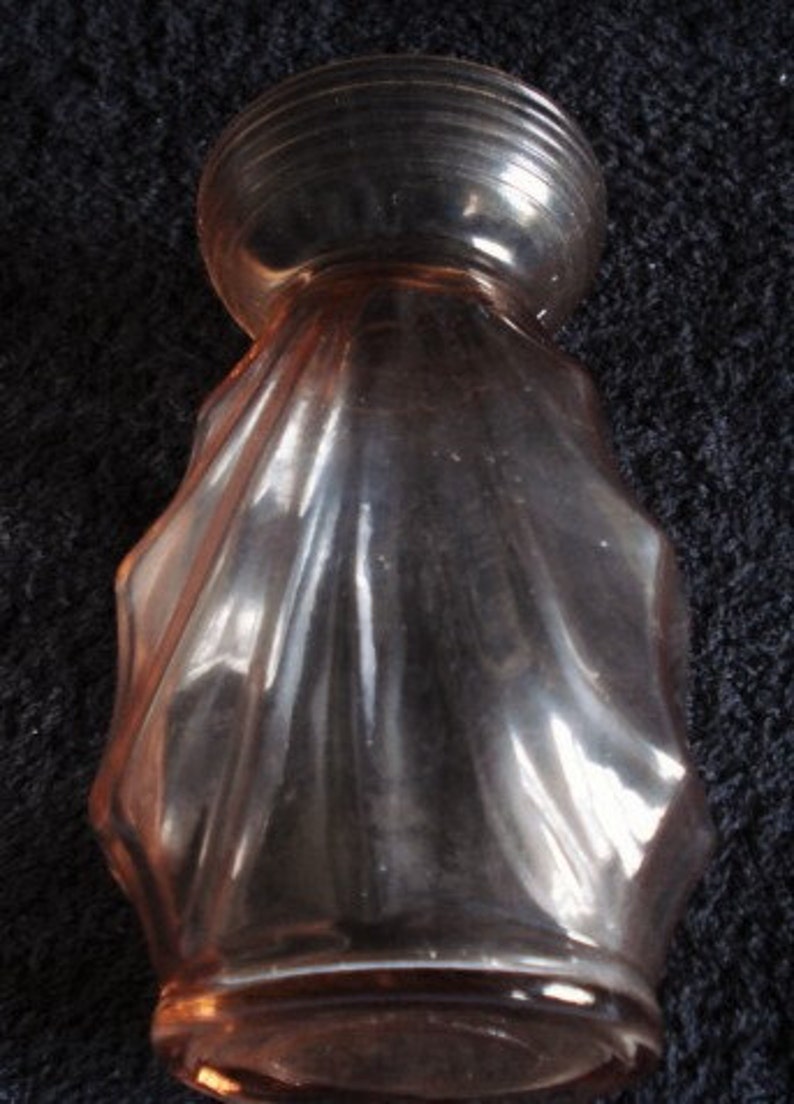 Shell Shaped Vase Tableware Bowed Vase Depression Glass Party Glassware Glass Vase Pink Glass Vase Dinnerware Vintage Glassware