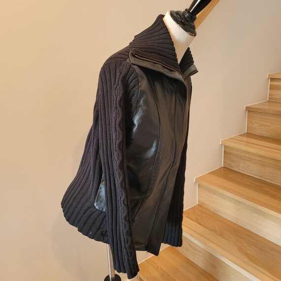 Vintage Y2K Maurice Sasson 100% Leather Jacket Wo… - image 4