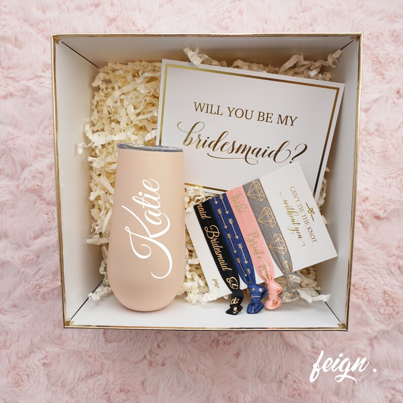 Personalized Bridesmaid Proposal Box Bridal Party Gift Etsy