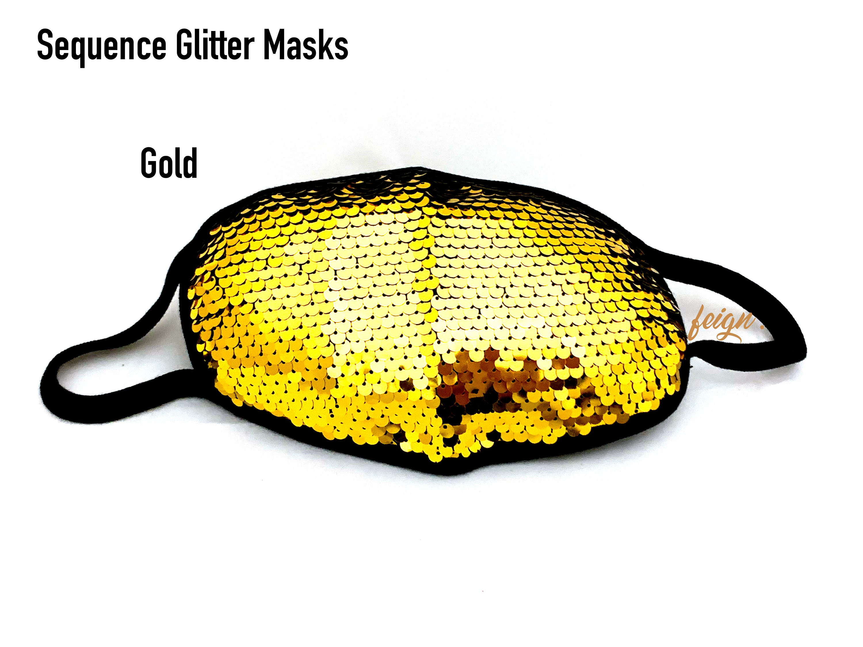 Glitter Mask Sequence Mask Face Mask in Canada Face Mask Etsy