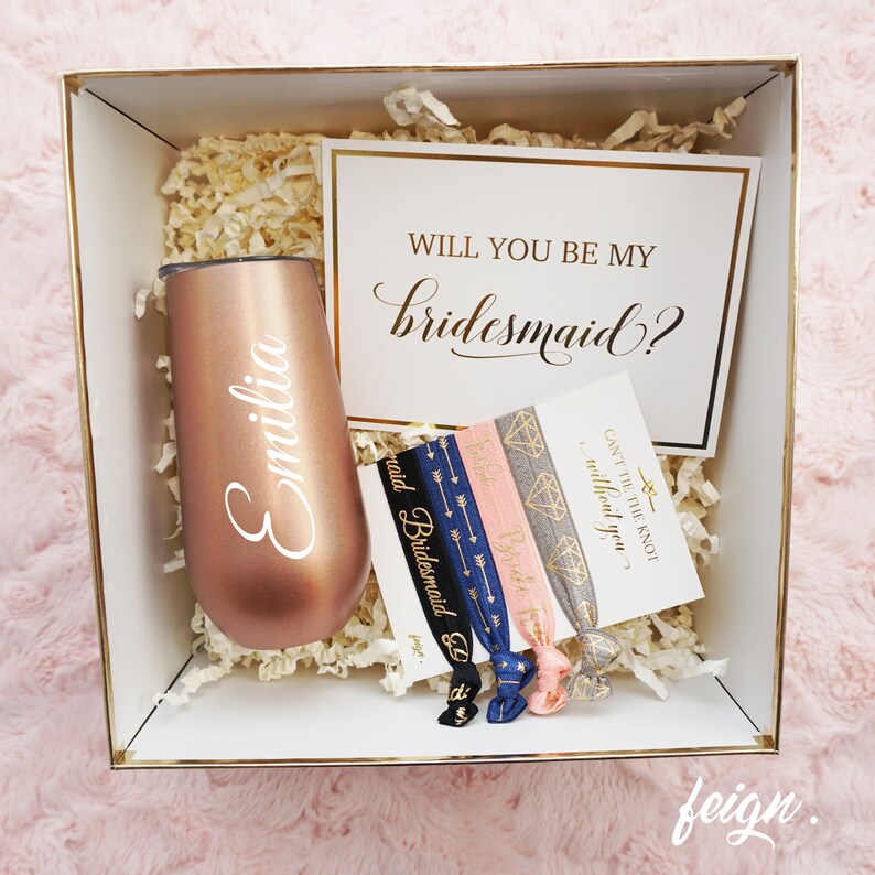 Personalized Bridesmaid Proposal Box Bridal Party Gift Etsy