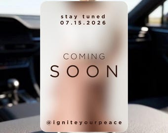 NEW! Car Diffuser | Pre-Order | Long-Lasting Hanging Car Air Freshener | Luxury Car Fragrance | Ignite Your Peace