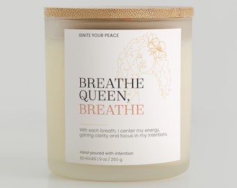 White Sage Lavender Soy Candle: Aromatherapy Stress Relief