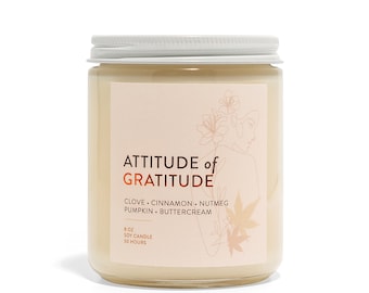 Attitude of Gratitude clove, cinnamon, nutmeg, pumpkin, buttercream