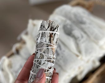 White Sage Smudge Stick for Energy Cleansing & Intention-Setting