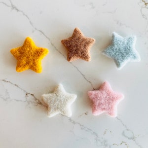 Felt Stars newborn photography, newborn posing , felt props , star props