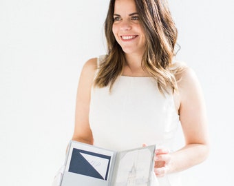 Keepsake Folio | Stationery Keepsake, Wedding Stationery, Linen Invitation Folio,  Invite Suite Folio