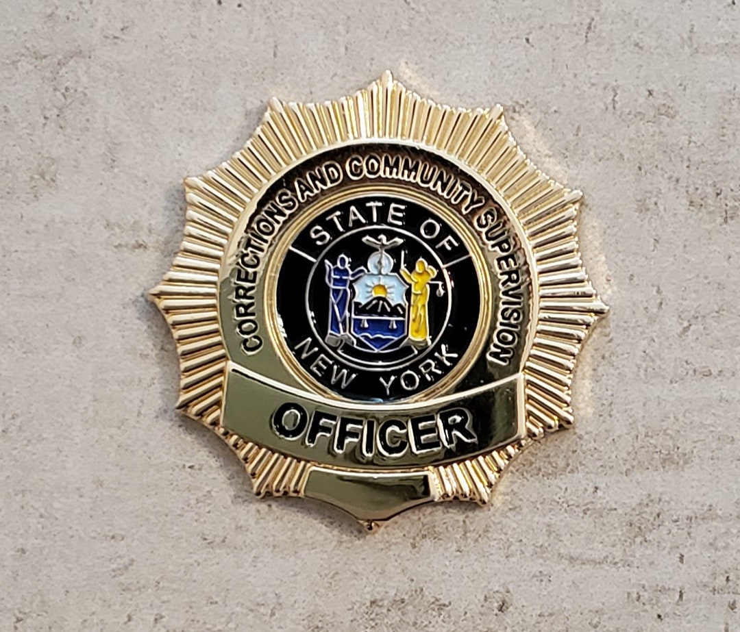 NYS Corrections and Community Supervision Mini Badge Lapel Etsy