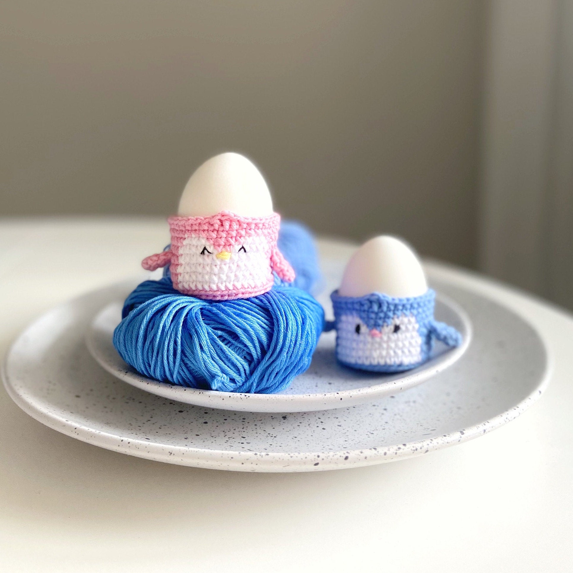 Crochet Penguin Pattern Easter Egg Coaster Easter Etsy
