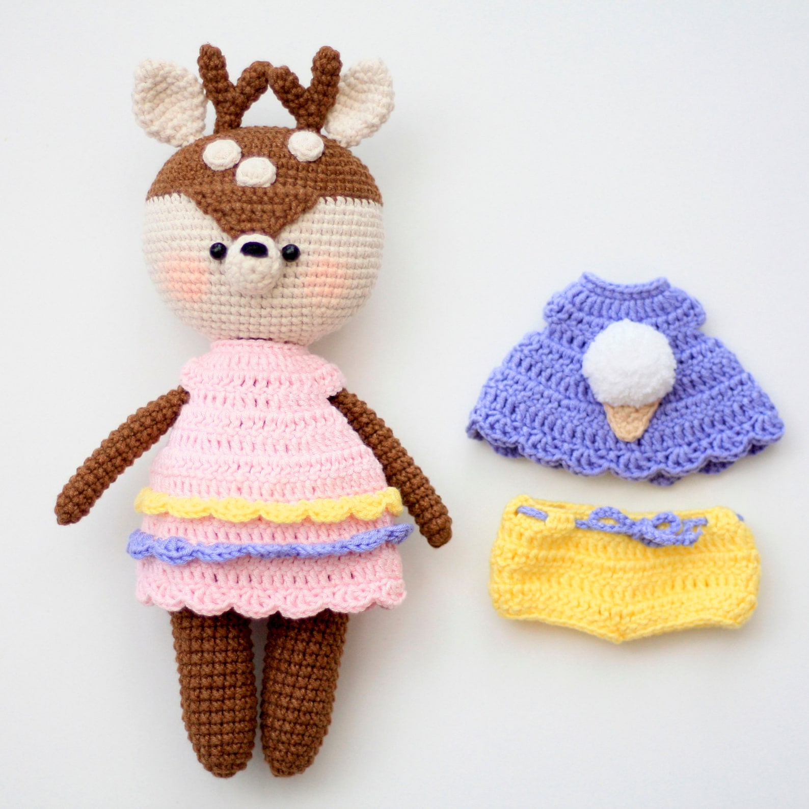CROCHET PATTERN Baby Deer Amigurumi Animal Crochet Toy with Etsy