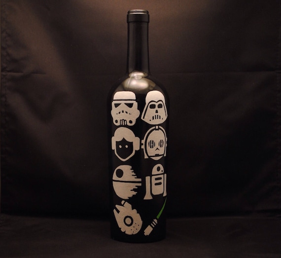 star wars wine bottle