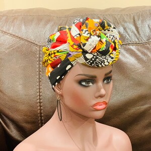 African Fabric Headwrap, African Fabric Neck Warmer, African Head Wrap, Ankara Fabric Earrings, African Fabric Accessories,  African Fashion