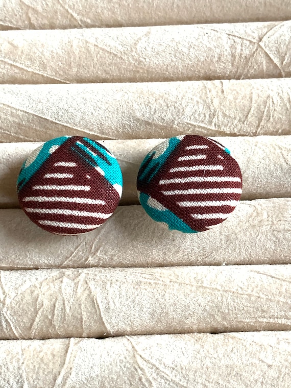 African Fabric Cufflinks, Black History Cufflinks, Gift for Fathers, Boyfriend's gift,  Groomsmen Cufflinks, Wedding Cufflinks,Gift for Dad