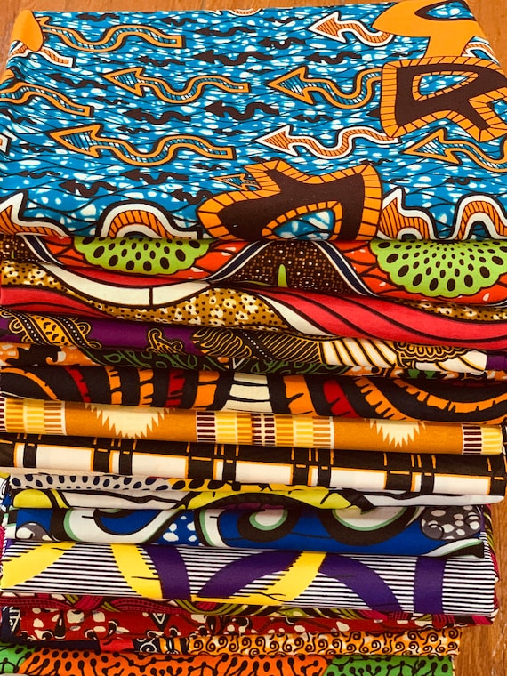 50 Fat Quarter Bundle, Crafters Choice, African print Fat Quarters, African prints, Ankara fabrics, Ankara Quilting, Fabric Fat Quarter