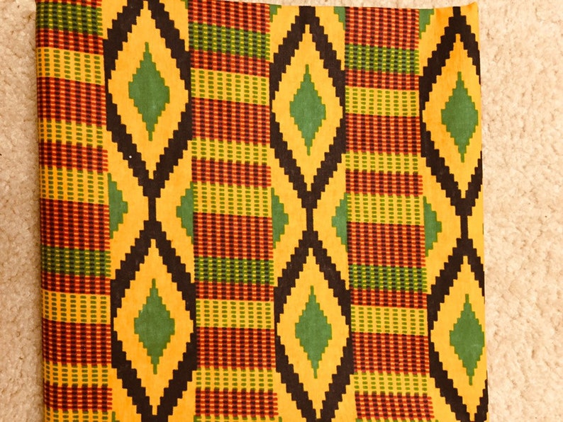 6 Yards African fabric African print fabric Kente Print Fabric African wax print Ankara fabric 100/% Cotton Fabric African Head Wrap