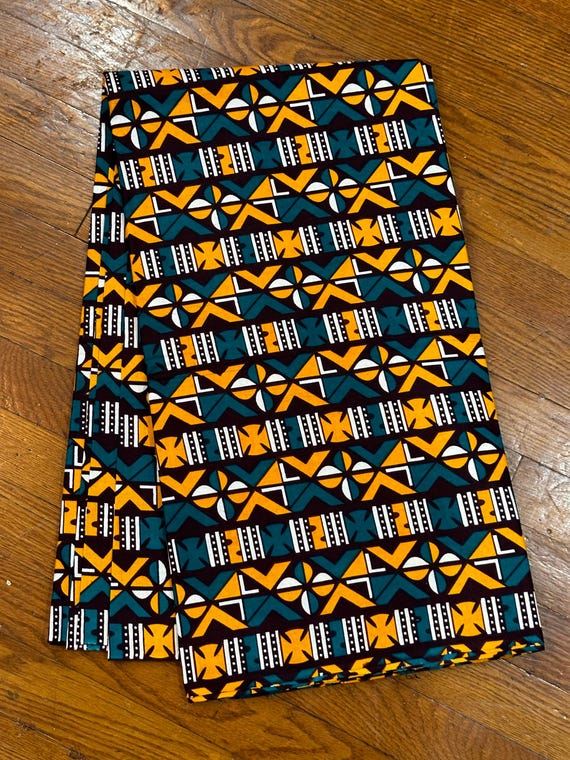 6 yards African fabric, African prints, Ankara fabric, African wax prints, Kente Prints Fabric, 100% Cotton Fabric, African Head Wraps