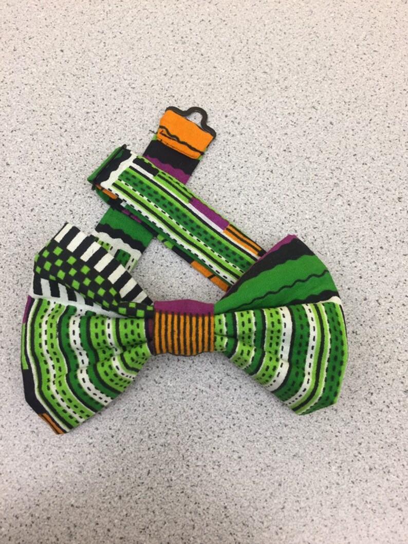 African Fabric Bow Tie Black History Men's Bow Tie Etsy