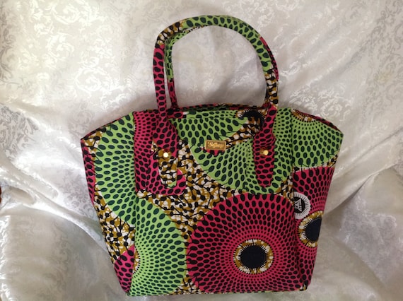 African fabric tote, Ankara Fabric Bag, Mother's Day Gifts, Ankara fabric Purse,African Fabric Accessories, Fabric African Clothing
