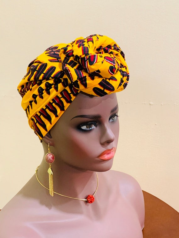 African Fabric Headwrap, African Fabric Neck Warmer, African Head Wrap, Ankara Fabric Earrings, African Fabric Accessories,  African Fashion