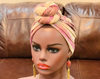 Pre-ted Turban Preted Head Wrap Women Pre Ted Scarf - Etsy