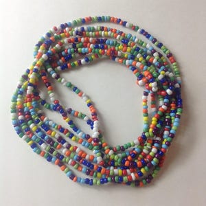 Cuentas africanas para la cintura, cuentas nigerianas para la cintura, cuentas para el vientre, joyería para el cuerpo, joyería con cuentas, cuentas africanas para la cintura, cuentas para la cintura de Ghana, joyería curativa