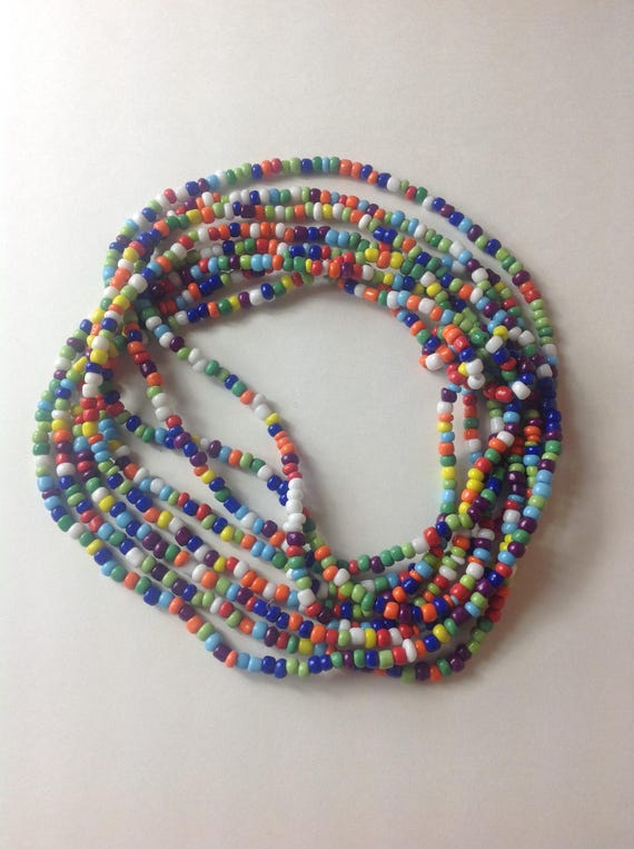 African Waist Beads, Nigerian Waist, Belly beads, Body Jewelry, Beaded Jewelry, African Waist bead, Ghana Waist Beads, Healing Jewelry