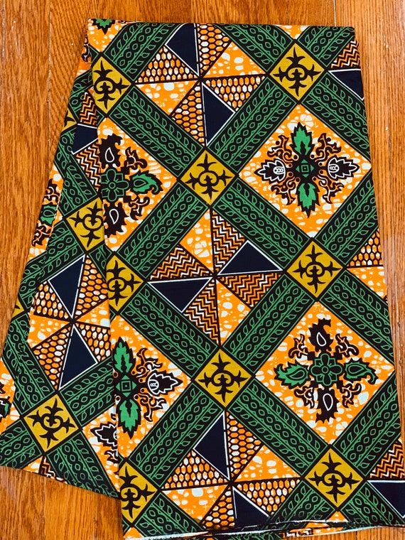 6 yards African fabric, African prints, Ankara fabric, African wax prints, Kente Prints Fabric, 100% Cotton Fabric, African Head Wraps