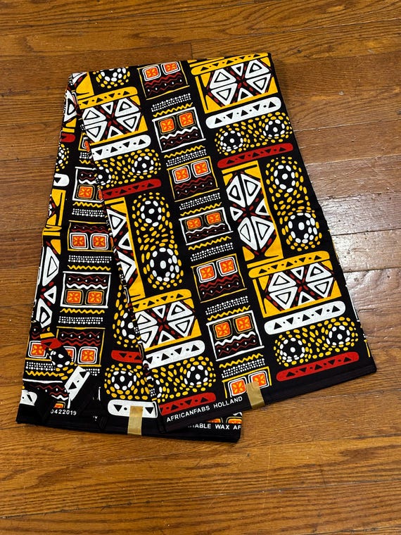 6 yards African fabric, African prints, Ankara fabric, African wax prints, Kente Prints Fabric, 100% Cotton Fabric, African Head Wraps