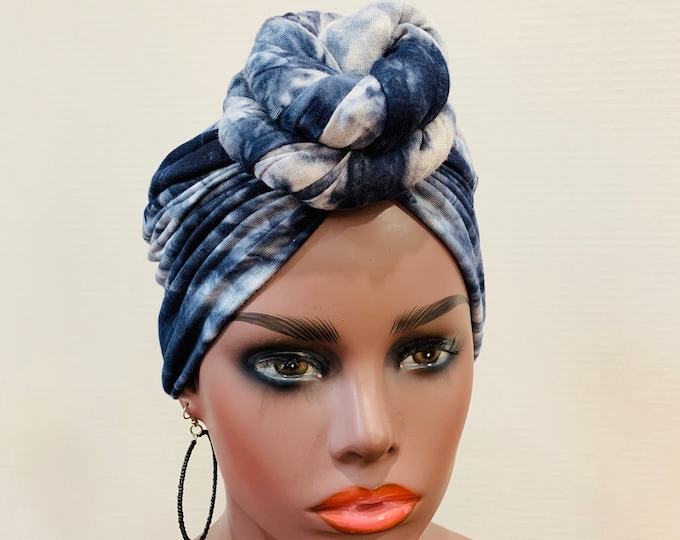 Pretied Turban, Women Pretied Headwraps, Pretied Stretch Headwrap
