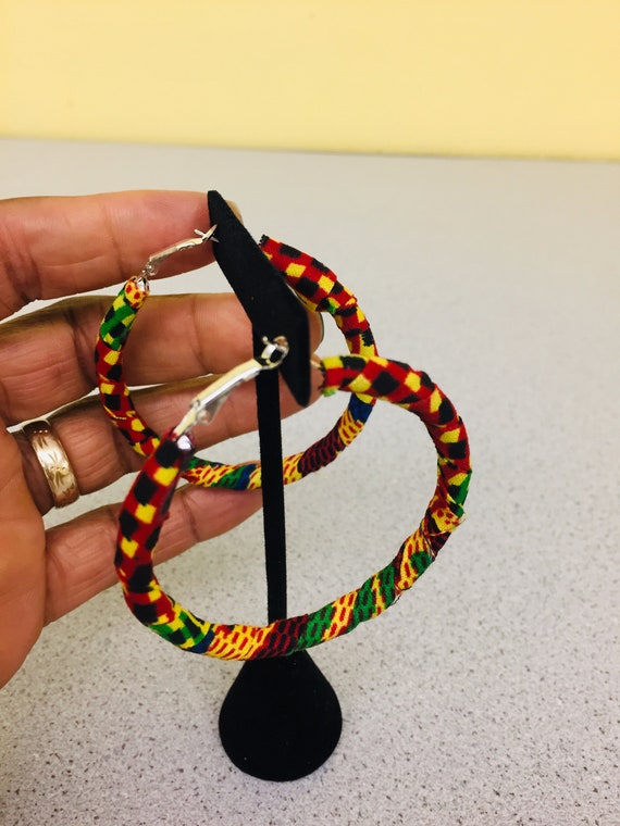 African Fabric Earrings, Black History Earrings, Ankara Fabric Earrings, African Jewelry, Fabric Earrings, Handmade African Fashion, Gifts