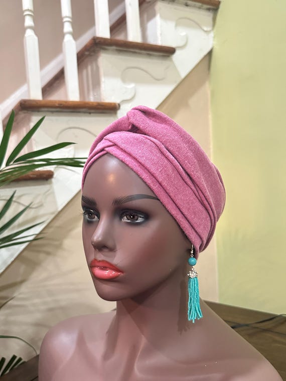 Pre-tied Braid Turban Cap: Women's Twisted Hair Cover