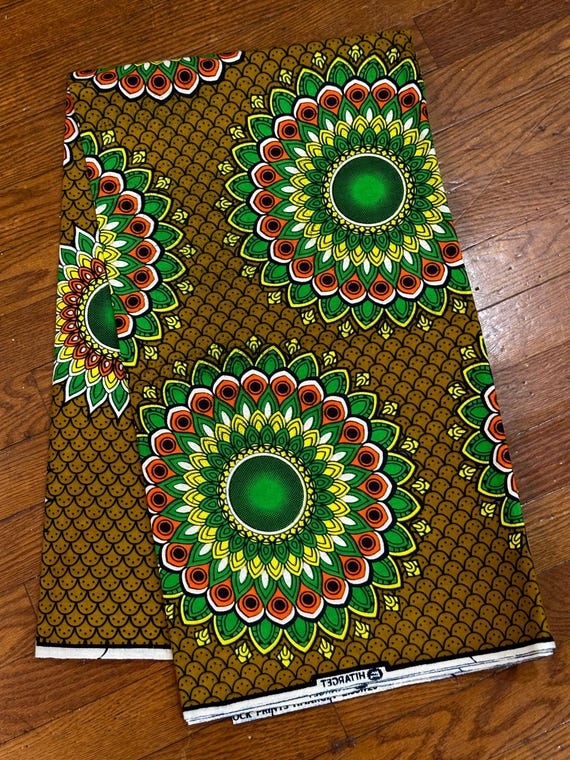6 yards African fabric, African prints, Ankara fabric, African wax prints, Kente Prints Fabric, 100% Cotton Fabric, African Head Wraps