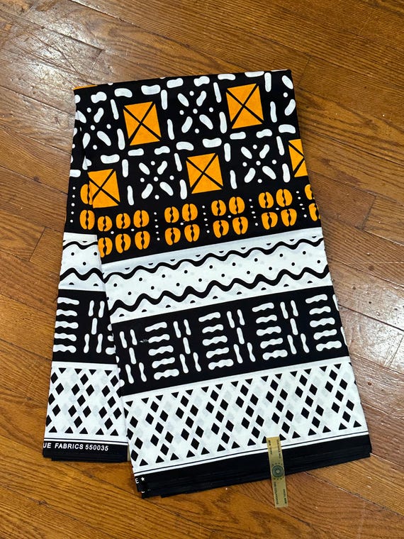 6 yards African fabric, African prints, Ankara fabric, African wax prints, Kente Prints Fabric, 100% Cotton Fabric, African Head Wraps
