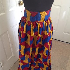 African Print Skirt, Ankara Maxi Skirt, Custom Made Skirt, Summer Maxi Skirt, African Print Skirt, Long Skirt, African Skirt Made to Order