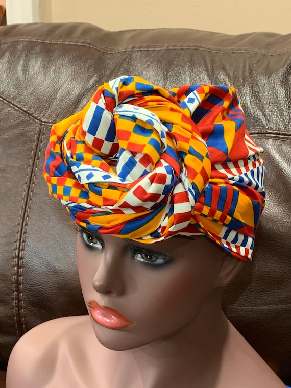 African Fabric Headwrap, African Fabric Neck Warmer, African Head Wrap, Ankara Fabric Earrings, African Fabric Accessories,  African Fashion