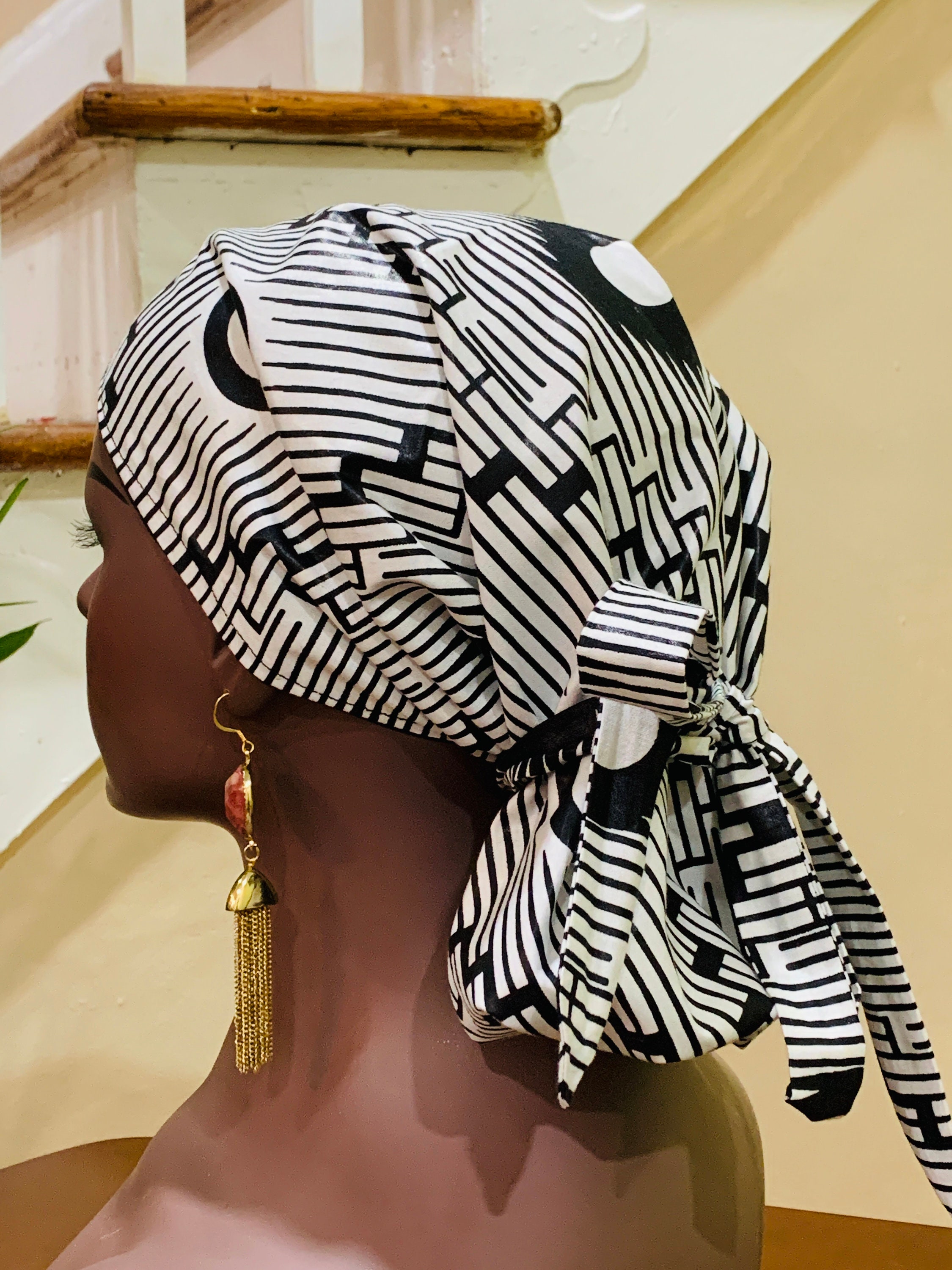 Satin Lined Scrub Hat Ankara Scrub Hat African Fabric Scrub Etsy