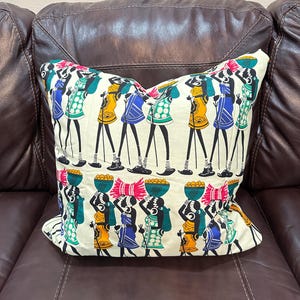 African Wax Print Pillow Cover, Accent Pillow Covers, Ankara Pillow Covers, Decorative Throw Pillow Cover, Vintage & Contemporary home decor