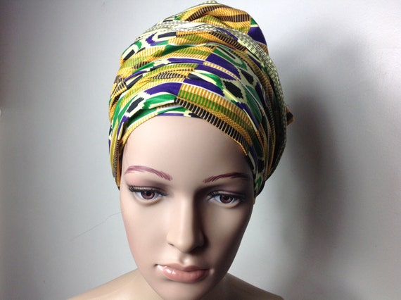 African Fabric Headwrap, African Head Wrap, Fabric Dangle Earrings, Ankara Fabric Earrings, African Jewelry, Ankara Earring, African Fashion