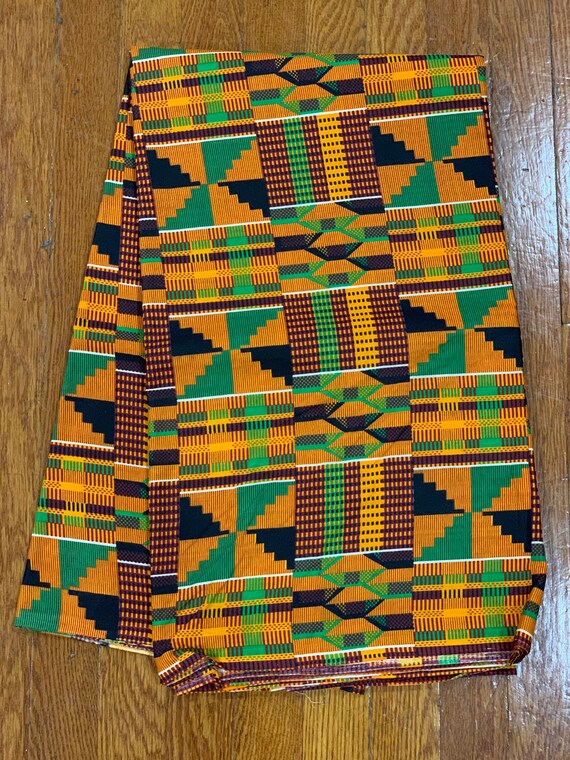 African fabric, African print, Mask fabric, Ankara fabric, African wax print, Kente Print Fabric, 100% Cotton Fabric African Head Wrap