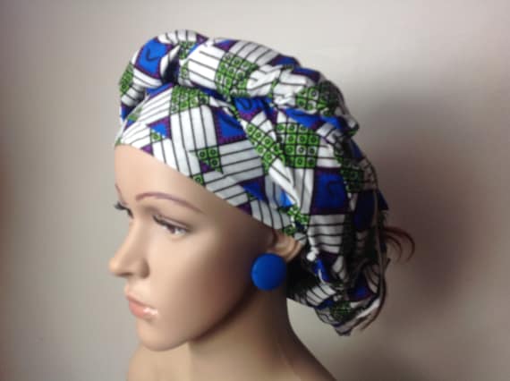 African Fabric Headwrap, African Head Wrap, Fabric button Earrings, Ankara Fabric Earrings, African Jewelry, Ankara Earring, African Fashion