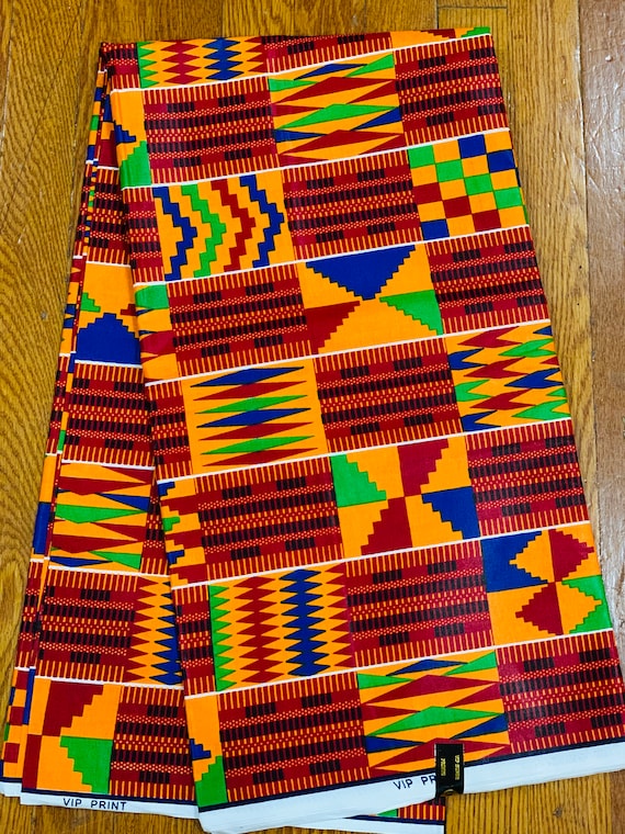 African fabric, African print, Mask fabric, Ankara fabric, African wax print, Kente Print Fabric, 100% Cotton Fabric African Head Wrap