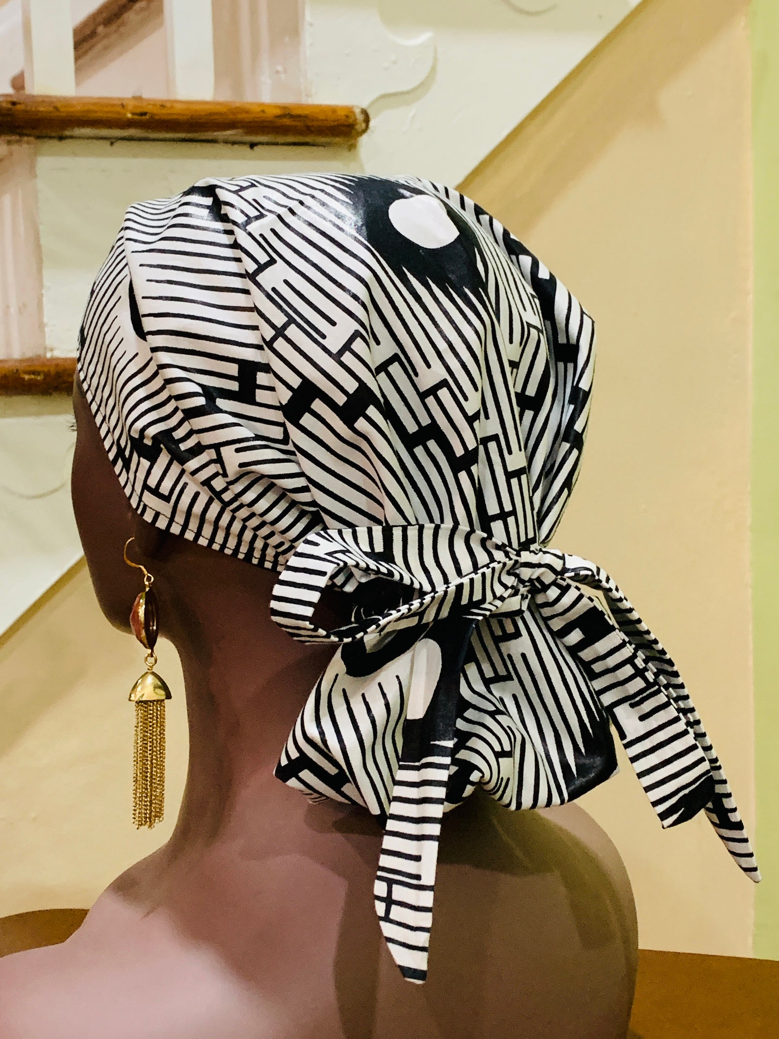 Satin Lined Scrub Hat Ankara Scrub Hat African Fabric Scrub Etsy