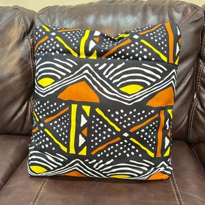 African Wax Print Pillow Cover, Accent Pillow Covers, Ankara Pillow Covers, Decorative Throw Pillow Cover, Vintage & Contemporary home decor