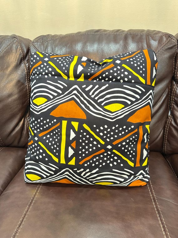 African Wax Print Pillow Cover, Accent Pillow Covers, Ankara Pillow Covers, Decorative Throw Pillow Cover, Vintage & Contemporary home decor